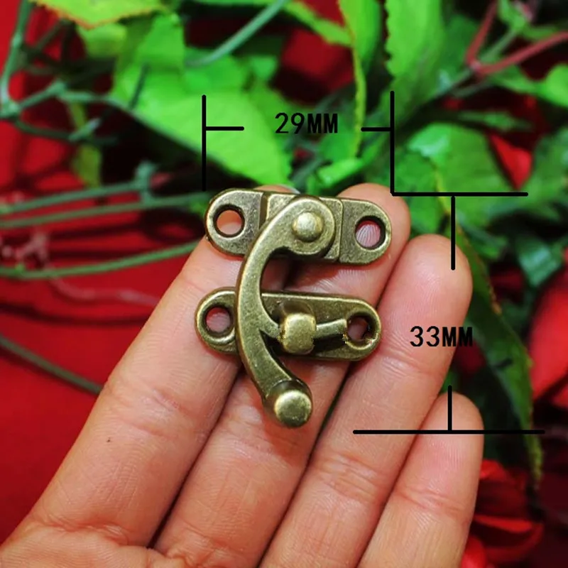 

Box Suitcase Left Toggle Latch Buckles Bronze Tone,Antique Lock,Zinc Alloy Wooden Box Lock,29*33mm,4Sets