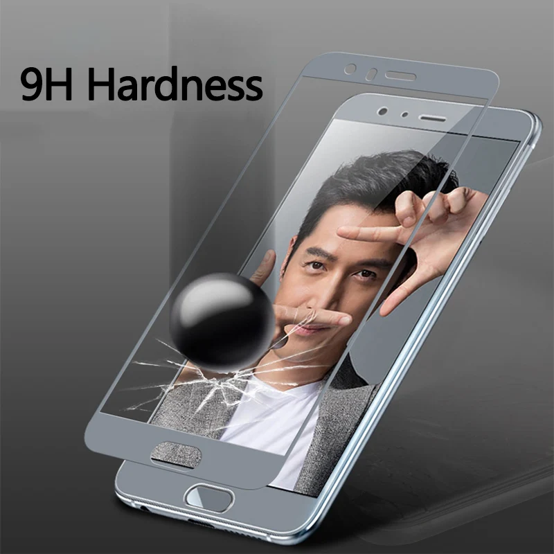 Закаленное защитное стекло для Huawei Honor 9 Lite с полным покрытием huawey honor lite серого и