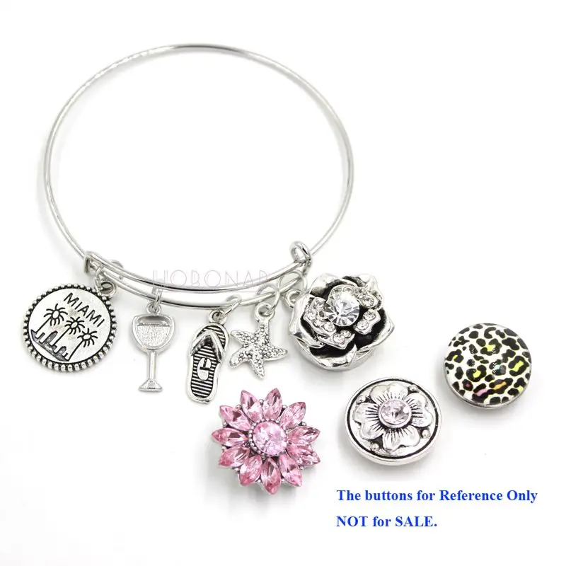 Оптовая продажа пляжный браслет Майами очаровательные браслеты 18 мм летние