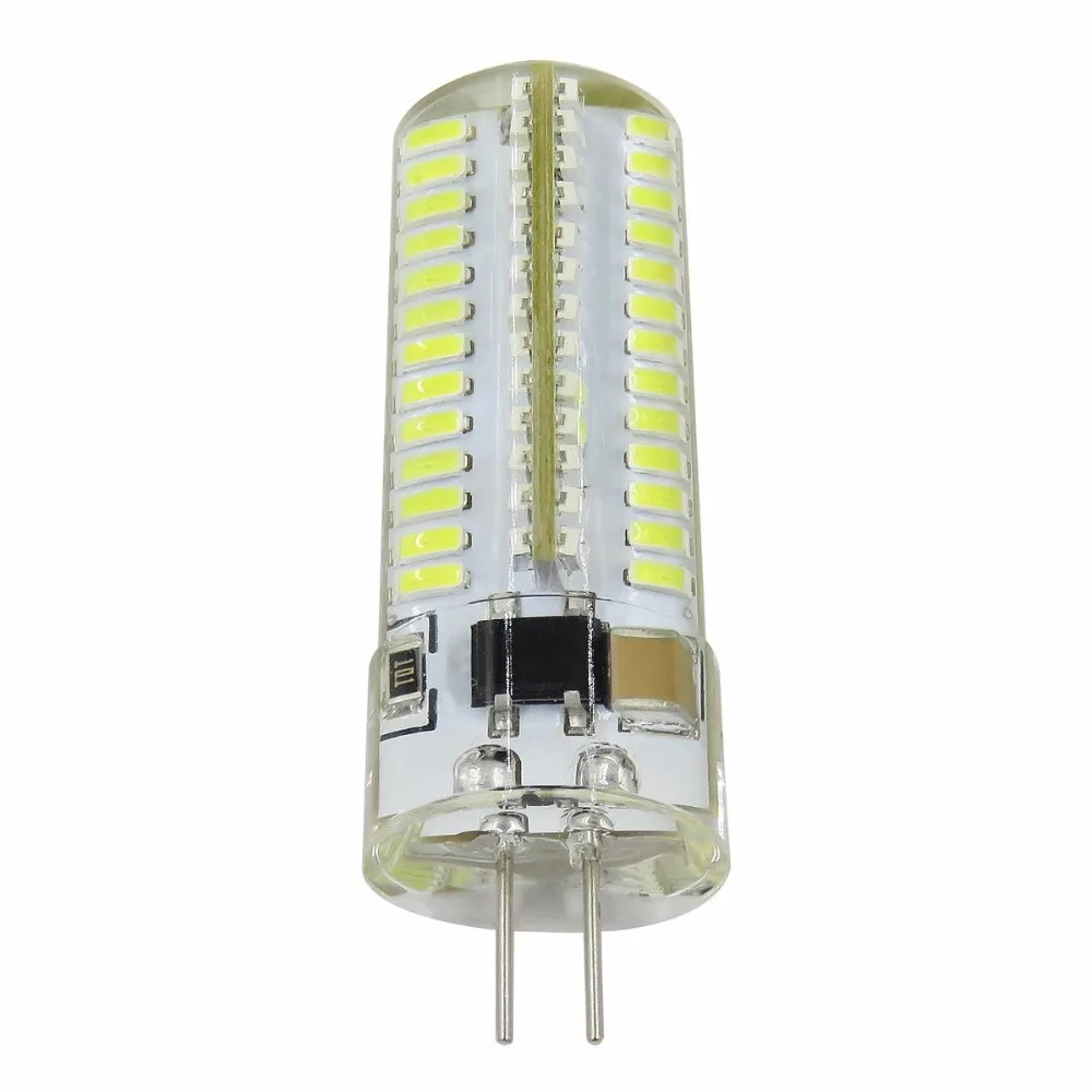 Упаковка из 10 G4 Светодиодная лампа с регулировкой 110 V 120 130 AC 4 W 380 люмен 152 шт 3014 SMD