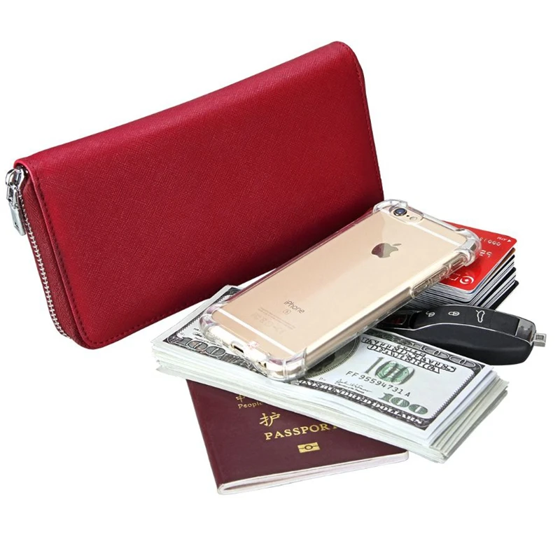 2020 бренд большой емкости унисекс Rfid ID наличные карты держатель кошелек