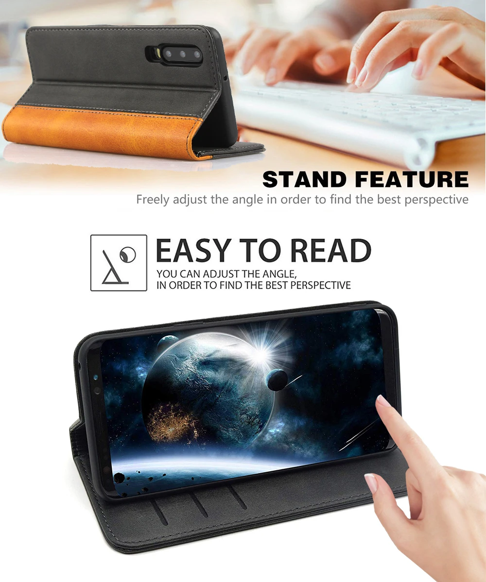 Кожаный бумажник-книжка на магните флип-чехол для huawei mate 20 P20 P30 Pro Honor 10 Lite P20 mate 20 Nova Lite 2 Funda чехол Enjoy 9S 7S