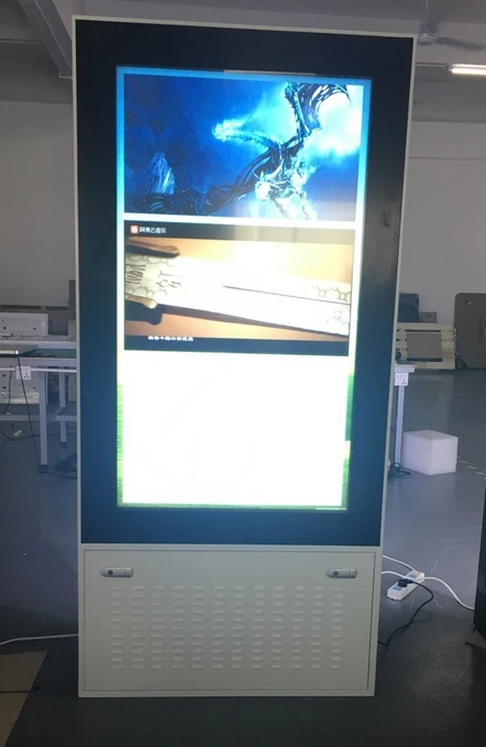 Наружный 55 дюймовый 1500cd/m2 TFT lcd ПК/android сеть HD киоск рекламный дисплей цифровой