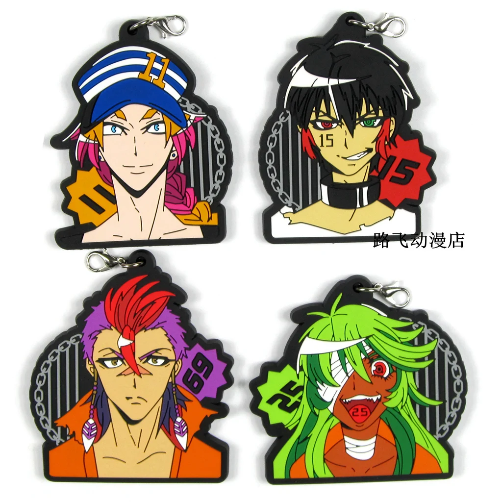 Detentionhouse Nanbaka фигурка аниме модель Nico/Rock/Jyugo/Uno мобильный телефон школьная сумка