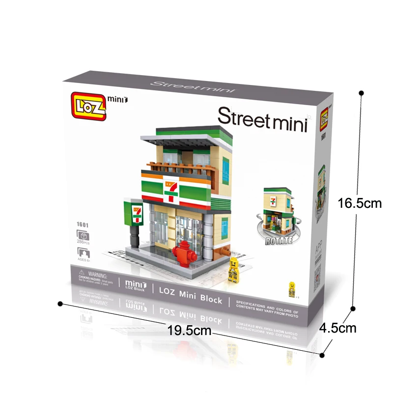 LOZ Mini City Street View Scene Building Blocks Coffee Shop Store Architectures Models &amp Toy Gift For Children | Игрушки и хобби