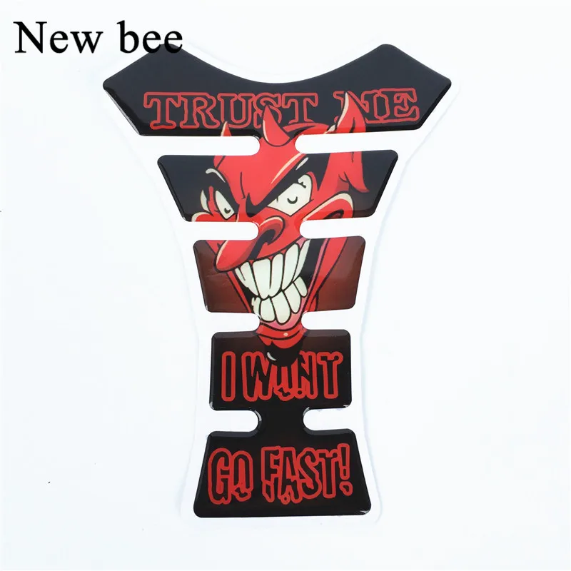 3d наклейка для мотоцикла Newbee на бак топлива с черепом Yamaha Honda Suzuki Kawasaki|sticker for