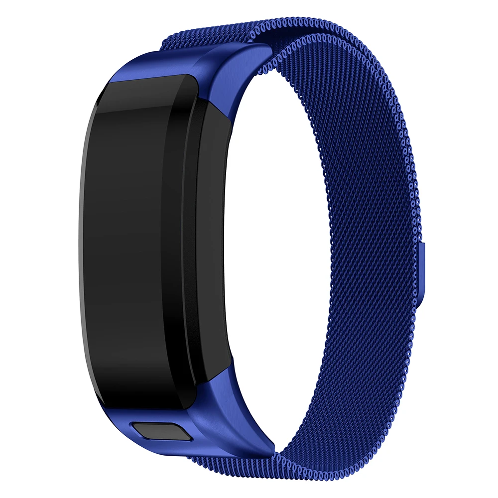 Человек Миланского quick fit браслет для VIVOsmart нержавеющая сталь часы ремешок магнит петля замена часы Garmin VIVOsmart HR