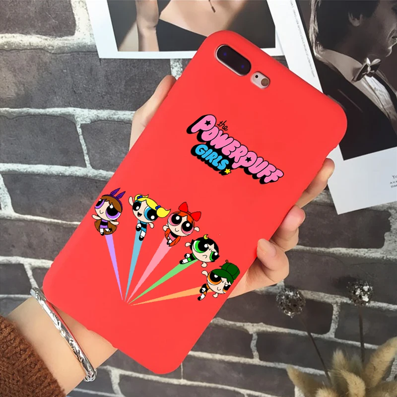 R-5745 Powerpuff girls buttercup bubbles мягкий силиконовый карамельный цвет чехол для мобильного телефона для iPhone 11 X XR XS MAX 6 7 8 plus 6s - Цвет: R-5745