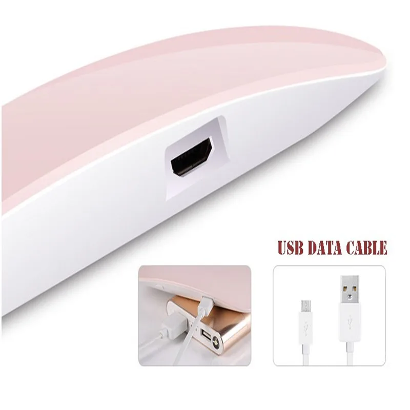 Новое поступление 6 Вт Мини Портативная сушка для ногтей белый отверждения свет