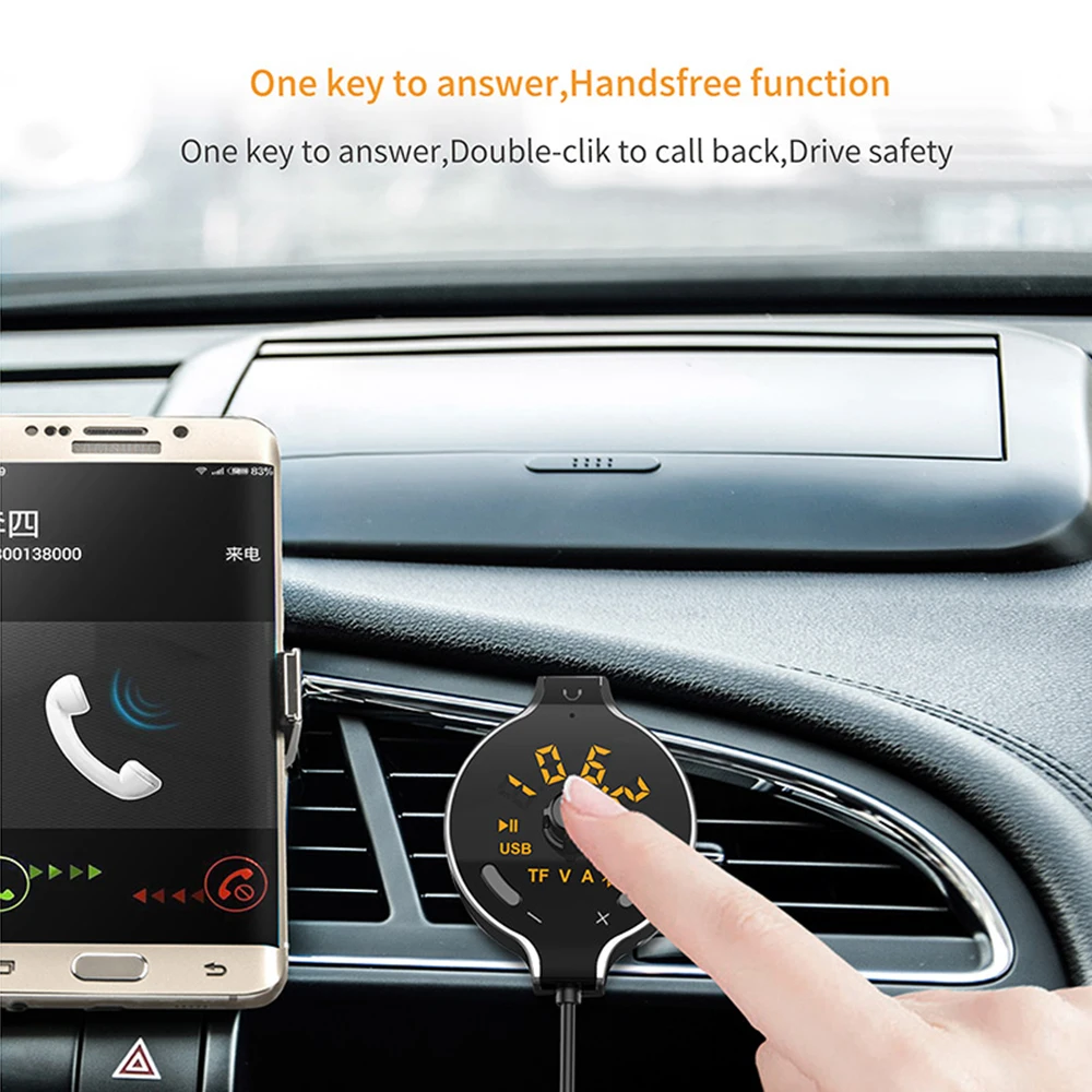 Q8S fm передатчик Hands free автомобильный комплект прикуриватель порт беспроводной