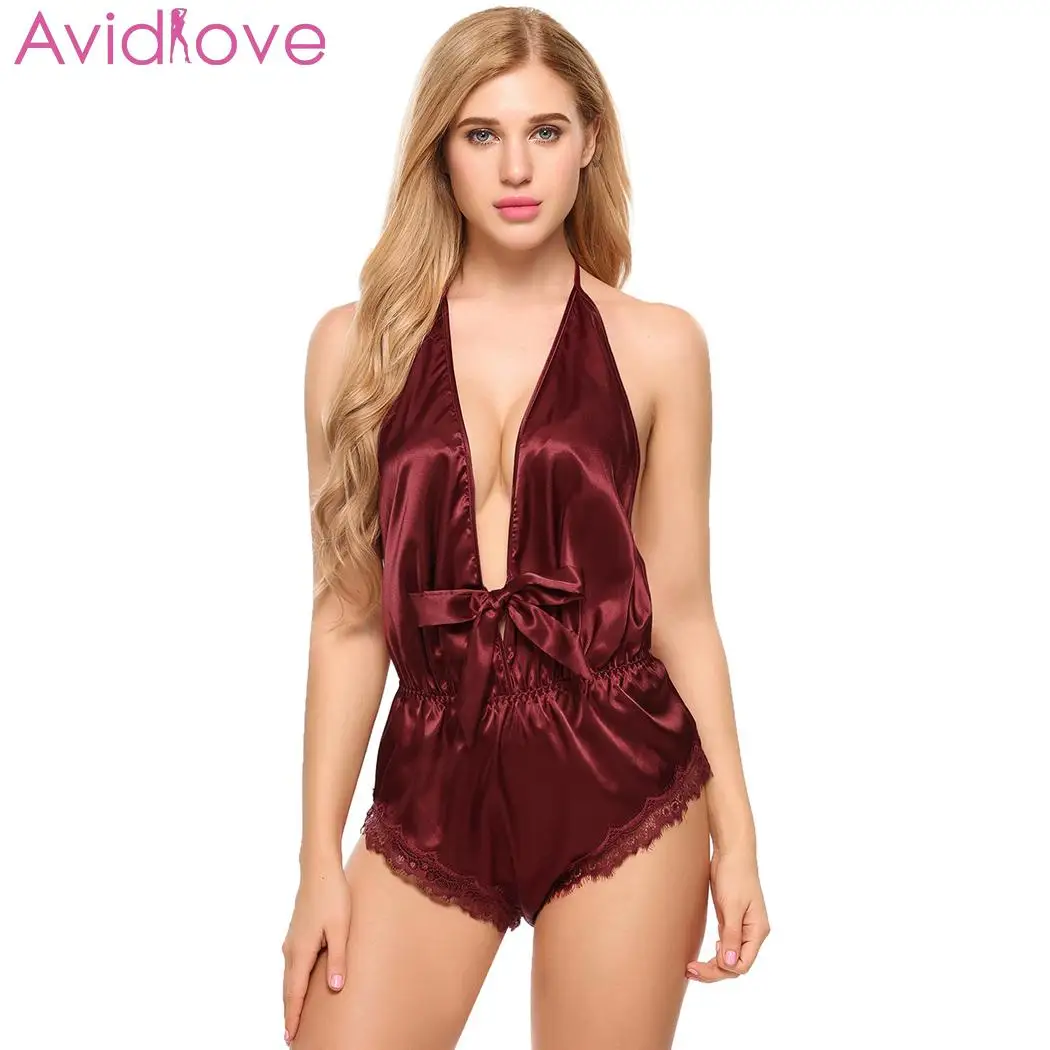 Avidlove женское сексуальное нижнее белье с глубоким v образным вырезом ночная