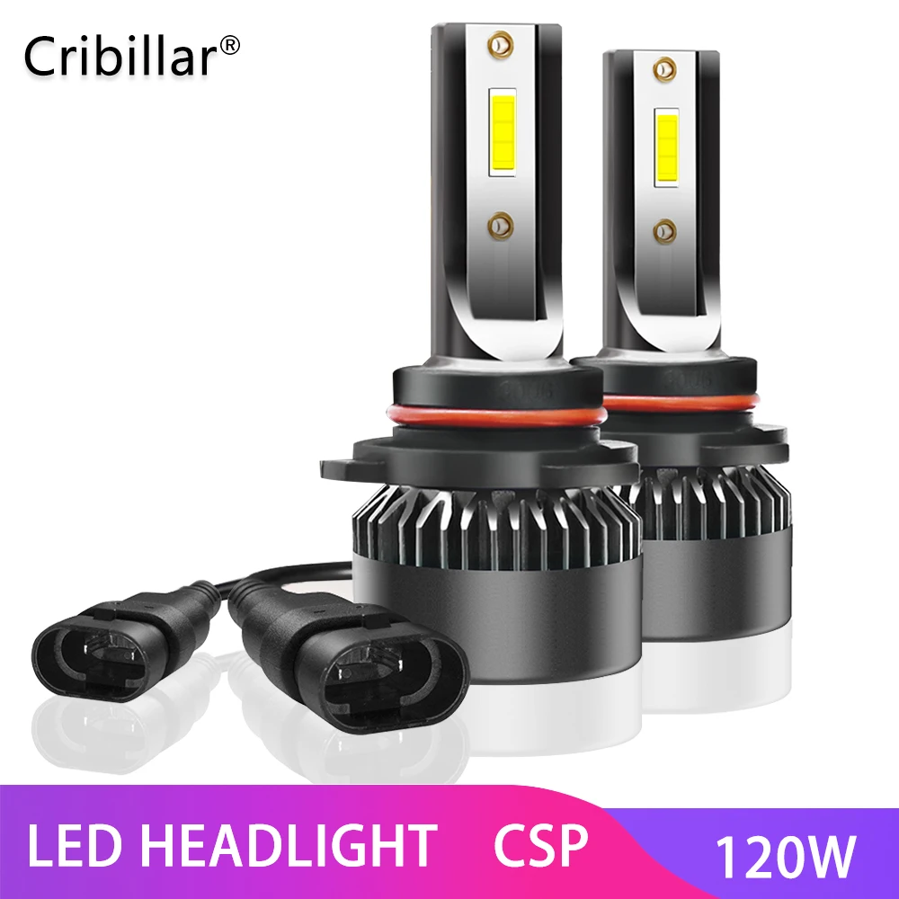 Crbrillar CSP чип Turbo светодиодные лампочки для автомобилей H8 H11 LED H4 16000LM 100 Вт HB4 HB3 H7