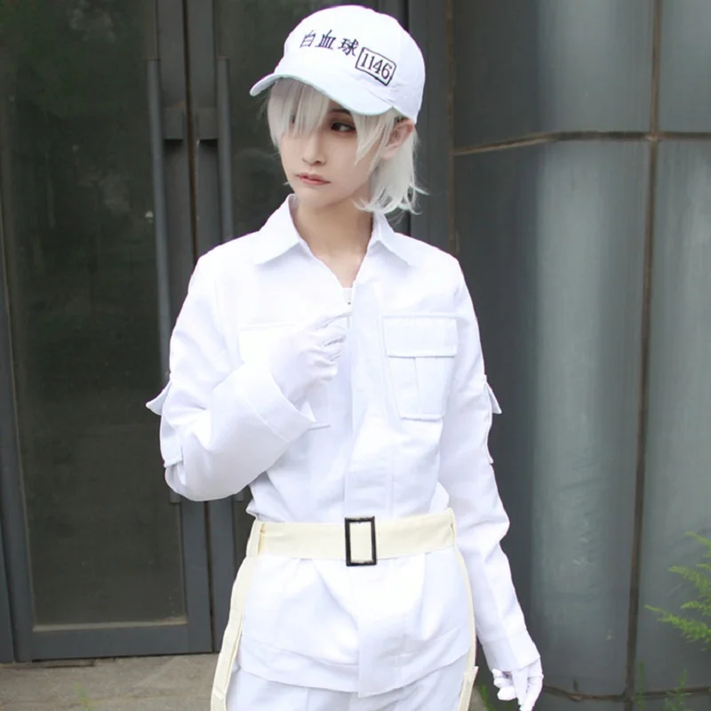 Костюм нейтрофила для косплея униформа из белых клеток крови аниме костюм полный