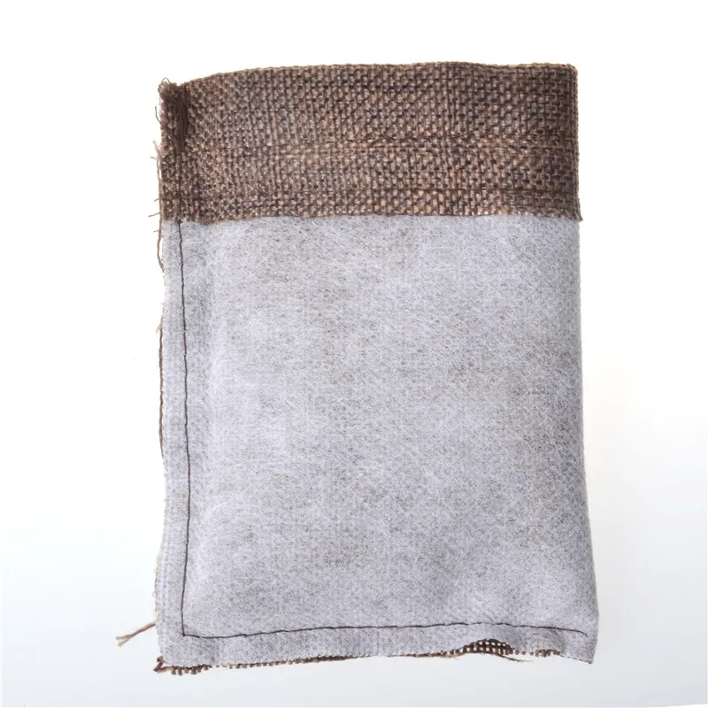 Lanwaylucky 9x12 см 50 шт./лот коричневый мини мешковины drawstring ювелирные изделия Упаковка