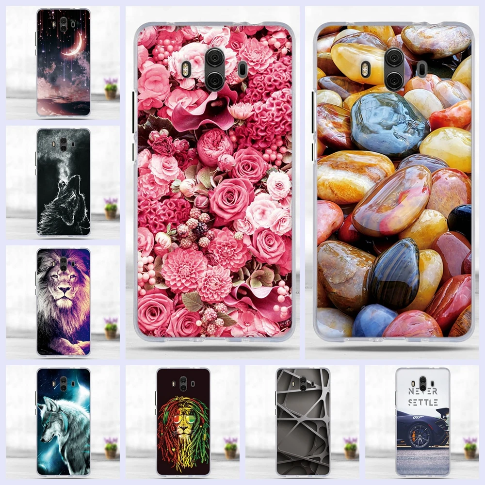 Защитный чехол для Huawei Mate 10 5 9 дюйма задняя крышка ALP L09 L29 силиконовый