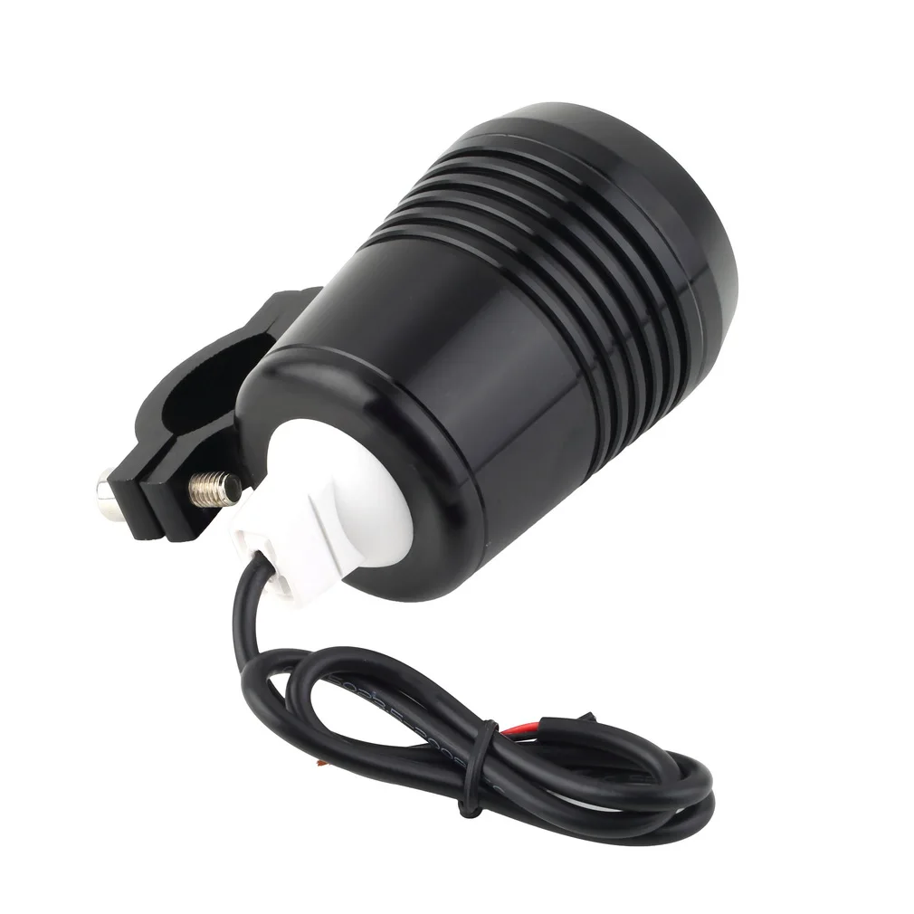 High Quality BLACK Motorcycle 12V 30W XML U2 LED Fog Spot Head Light Waterproof Working Lamp | Автомобили и мотоциклы