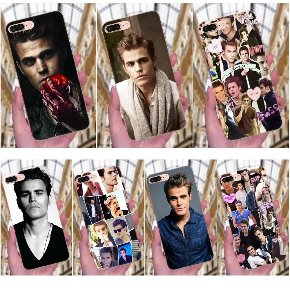 Мягкий чехол для телефона из ТПУ с изображением дневников вампира Paul Wesley Apple iPhone X