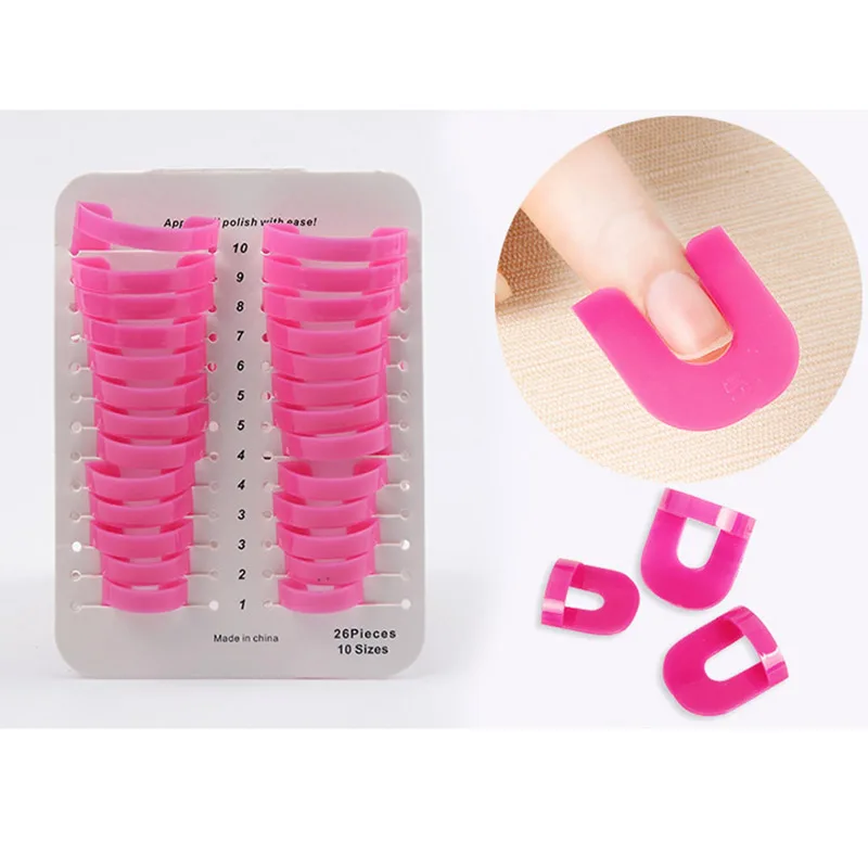 26 шт. Оборудование для дизайна ногтей Маникюр Инструмент Гели модель клип Лаки