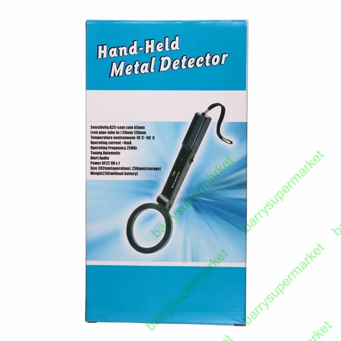 Ручной складной металлоискатель тестер сканер поиск инструмент безопасности
