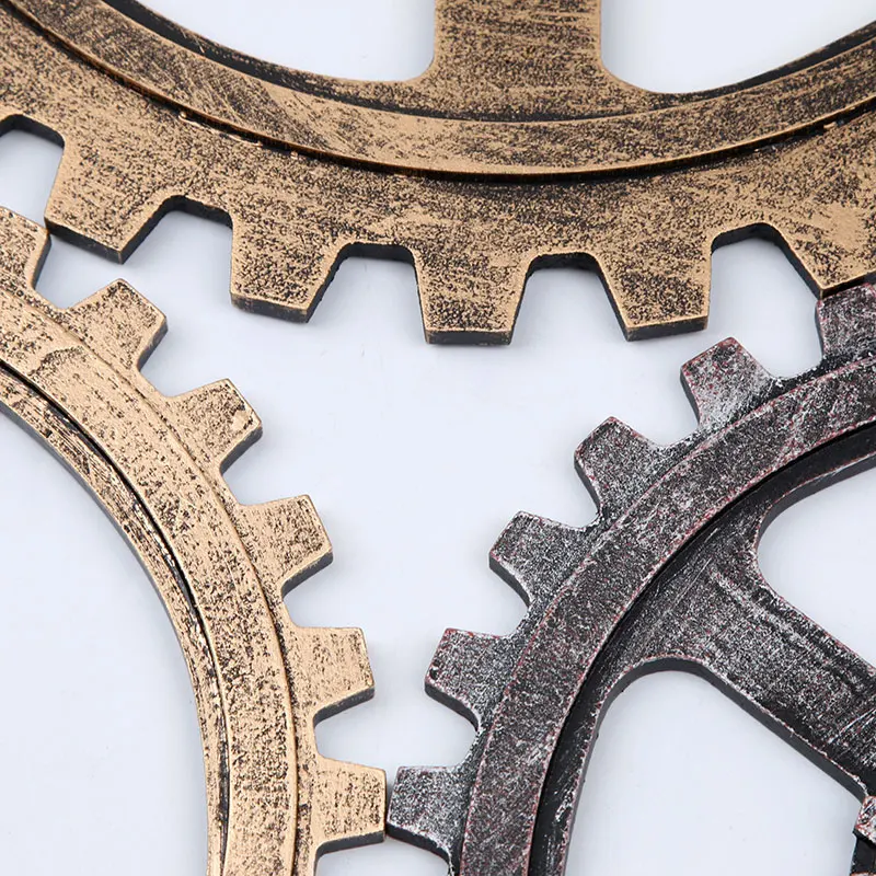 Один пирог Ретро шестерни бар Гриль наклейки на стену личность волос салон