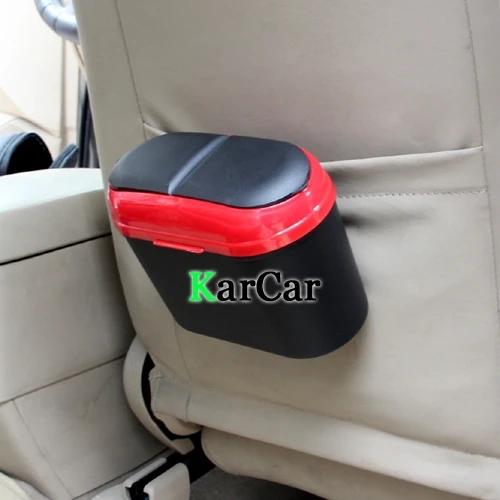 Горячие Продажи Мини-Автомобиль Dustbin Box Мусорное ведро Держатель Авто Мусор Может