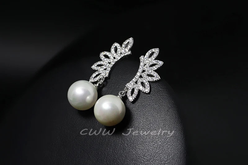 Новый дизайн 2019 микро-закрепка цветок кулон с фианитом ожерелье и серьги Женские