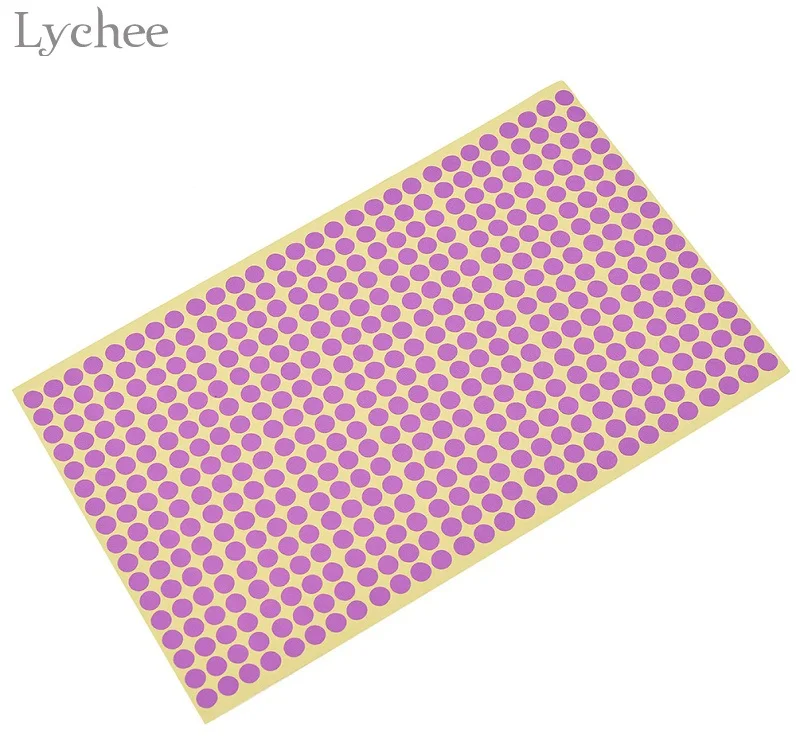 5 Lychee 1 лист круглое пятно цветные наклейки этикетки DIY ручной работы бумажное Ремесло Скрапбукинг украшения - Цвет: 5