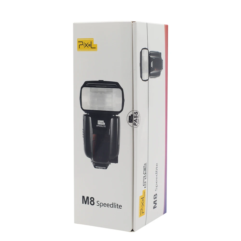 PIXEL M8 2 4G беспроводной ЖК дисплей экран Универсальная вспышка Speedlite GN60 M/MUL для sony