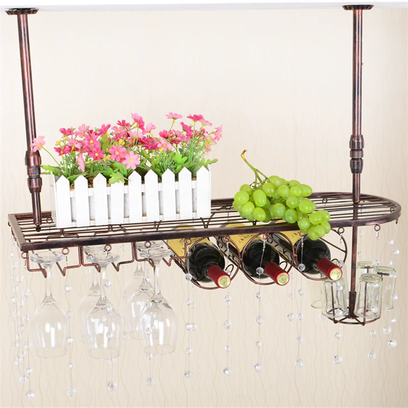 Европейский барный стеклянный каркас вверх дном винный бокал стойка для вина