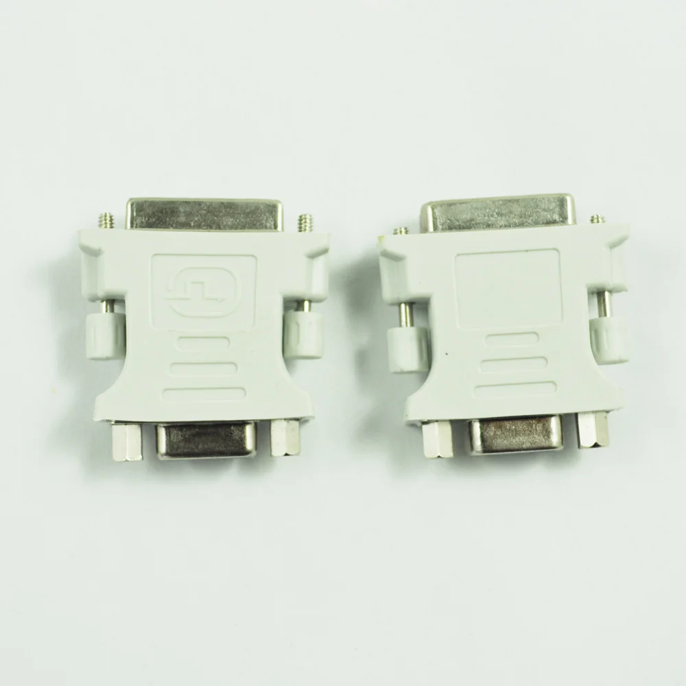 ABKM горячий мужской DVI-D к женскому VGA монитору F адаптер конвертера (DVI 24 + 1 Pin) |