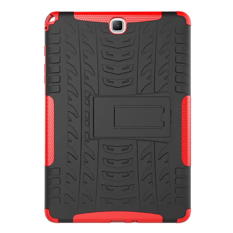 Heavy Duty PC+TPU Shock Proof Armor Hard Case For Samsung Galaxy Tab A 9.7&quot T550 T555 9.7inch (Not S Pen) Stent Tablet Capa |