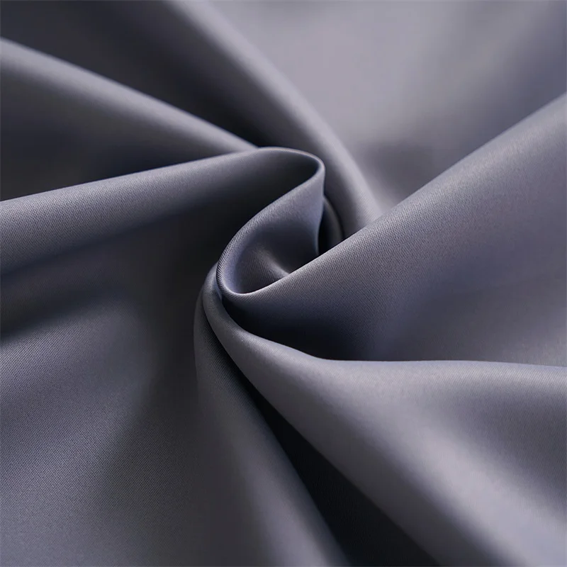Color 4 Shade Cloth Европейские Элегантные сплошные отвесные занавески, современные затемненные ткани, теплоизоляционная ткань, занавески для спальни, гостиной P092D2 - Цвет: Color 4 Shade Cloth