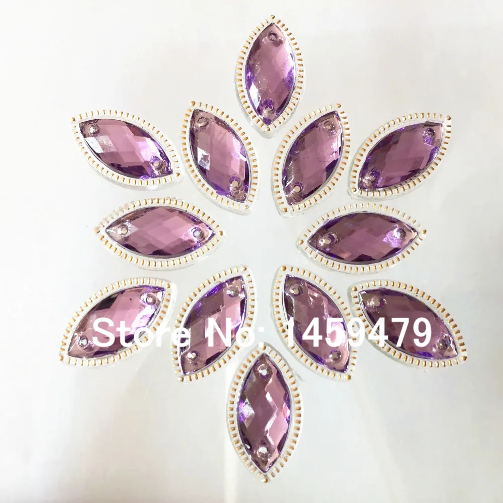 Бесплатная доставка 150 шт. 10X17mm Phnom светильник фиолетовый алмаз акриловые камни с