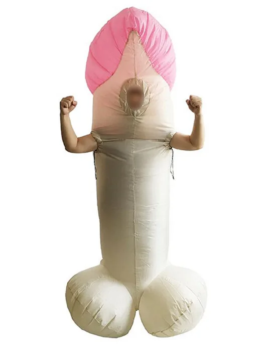 Inflatabe пениса нарядное платье сексуальное надувной Уилли ручка ночь Вилли вечерние комбинезон забавная Косплэй для комбинезон для взрослых