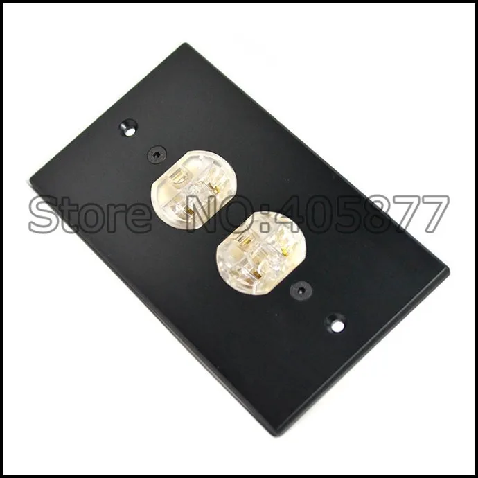 Одна позолоченная розетка питания AC US настенная дистрибьютор|outlet socket|wall outlet