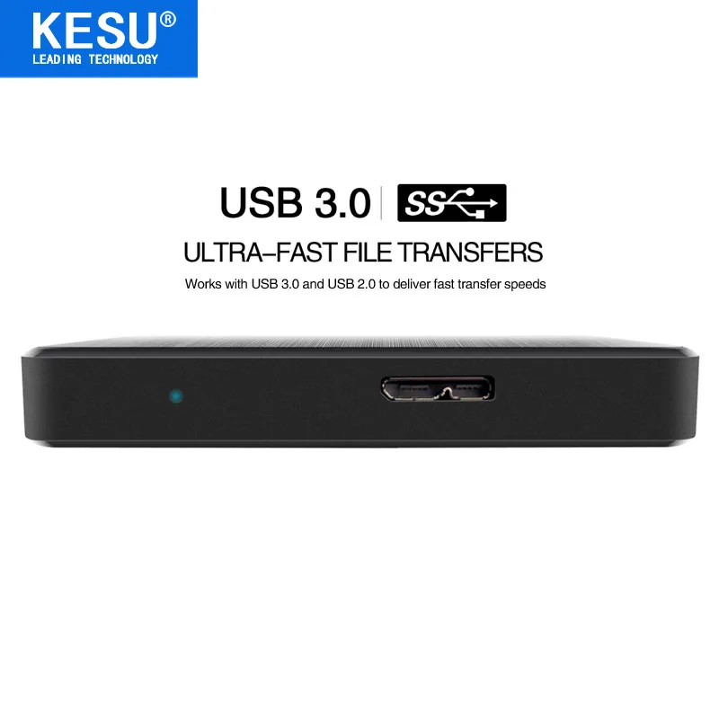 Кесу стиль внешних жестких дисков USB3.0 1 ТБ 2 ТБ хранения Портативный HDD жесткий диск для ПК, Mac, планшеты, Xbox, PS4, ТВ коробка