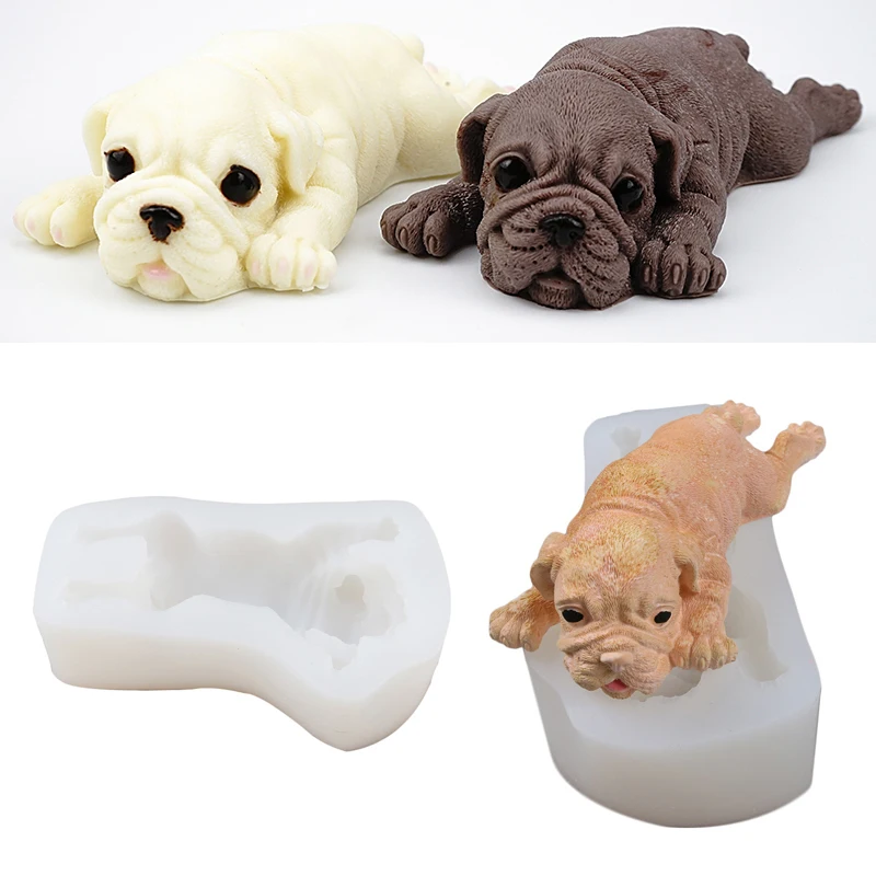 Новинка для собак стерео мусс форма мороженого домашних животных 3D Bulldog Shar Pei