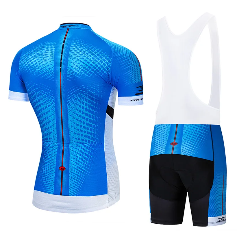 Лето Велоспорт Джерси Bib набор MTB форма велосипедная одежда быстросохнущая велосипедная одежда Верхняя одежда Мужская короткая трико кюлот