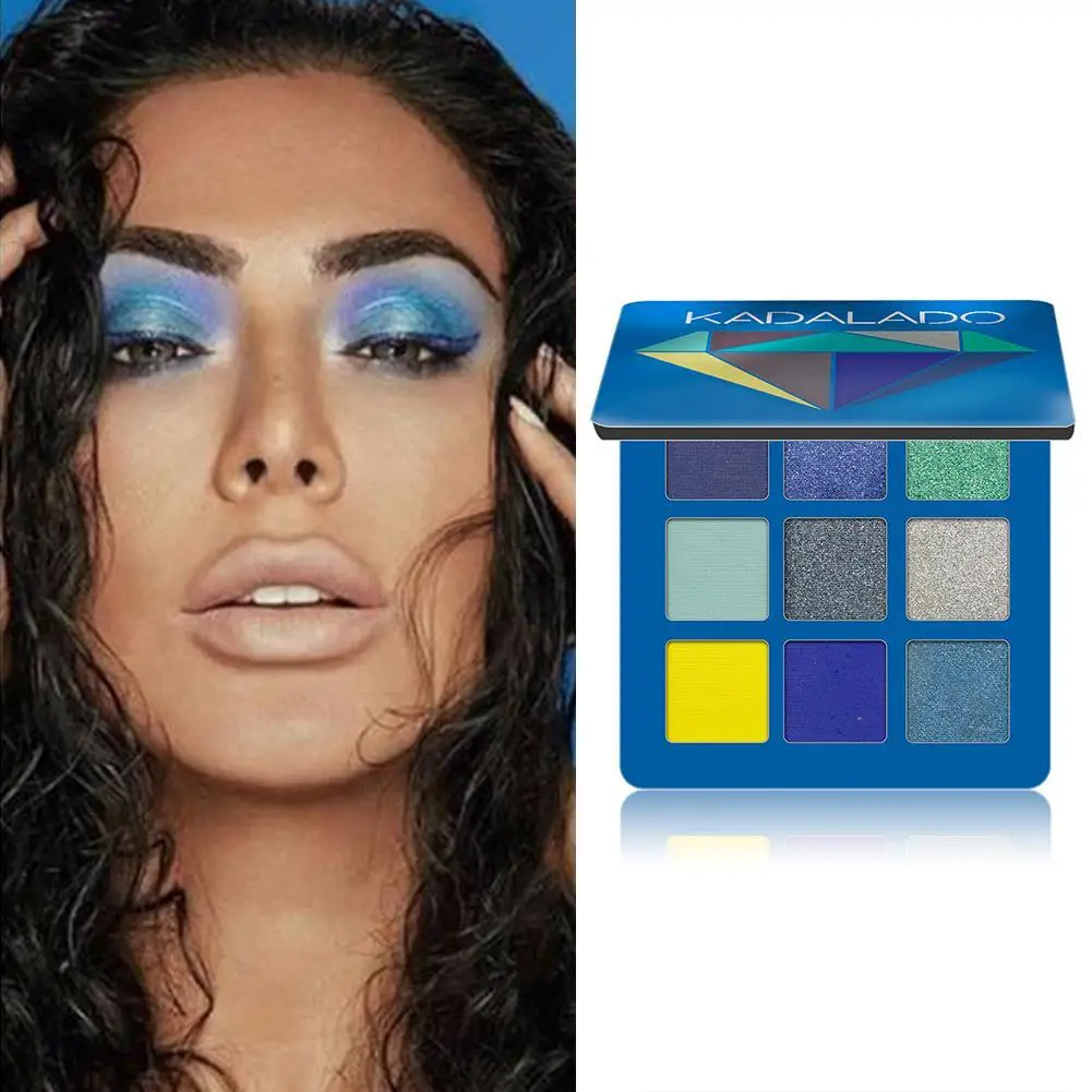 Корея 9 цветов блестящие тени для макияжа Pallete матовые тени для век Shimmer Shine Diamond тени для век Пудра пигмент