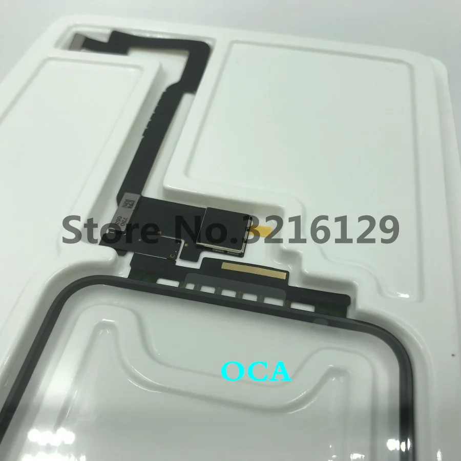 OME предварительно протестированный для всех ios для Apple iPhone X без сварочного сенсорного экрана дигитайзер 5," передняя стеклянная линза внешняя панель гибкий кабель