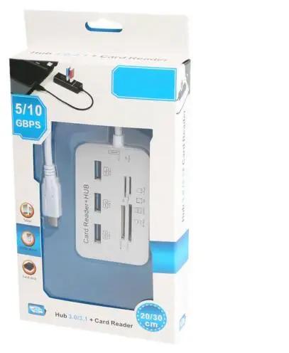 USB хаб с Type C на 3 порта usb 1 + кардридер MS SD M2 TF для нового MacBook Pro 13 &quot15&quot type c