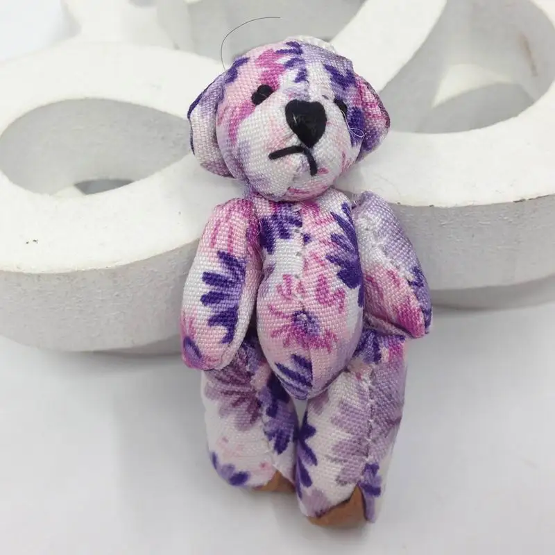 24 шт./лот, H-5cm, Kawaii, маленькие мишки тедди, милые мини-Мишки, плюшевый мишка, подарочная упаковка, плюшевый мишка