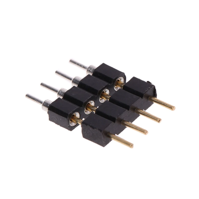 

50 шт./компл. 4PIN иглы RGB Светодиодные ленты Разъем Qualitied мужского и женского разъем