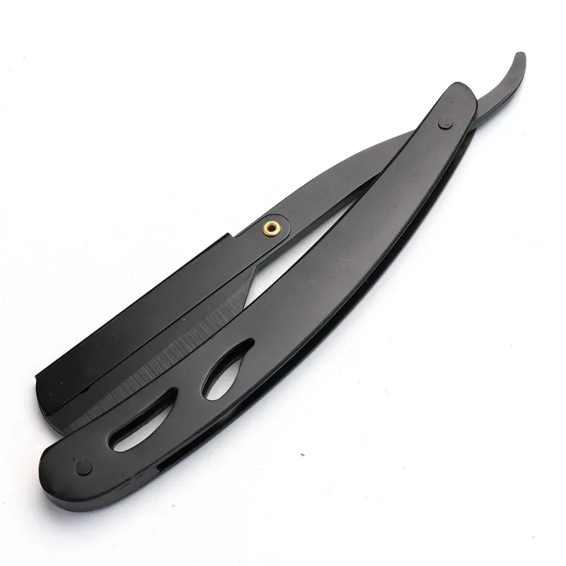 Razor 6 дюймов черный Япония 440c импортные Профессиональные Парикмахерские ножницы набор парикмахерских инструментов Парикмахерская бритва Парикмахерские филировочные ножницы - Цвет: Razor