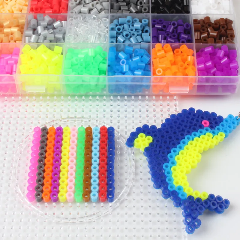 1000 шт./пакет 5 мм Hama Beads 3d пазл обучающая игрушка головоломка с плавкими бусинами