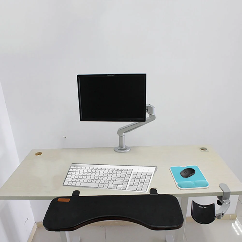 

Mouse Computer Bracket Arm Wrist Hand Rest Support Desk Table Armrest Stand