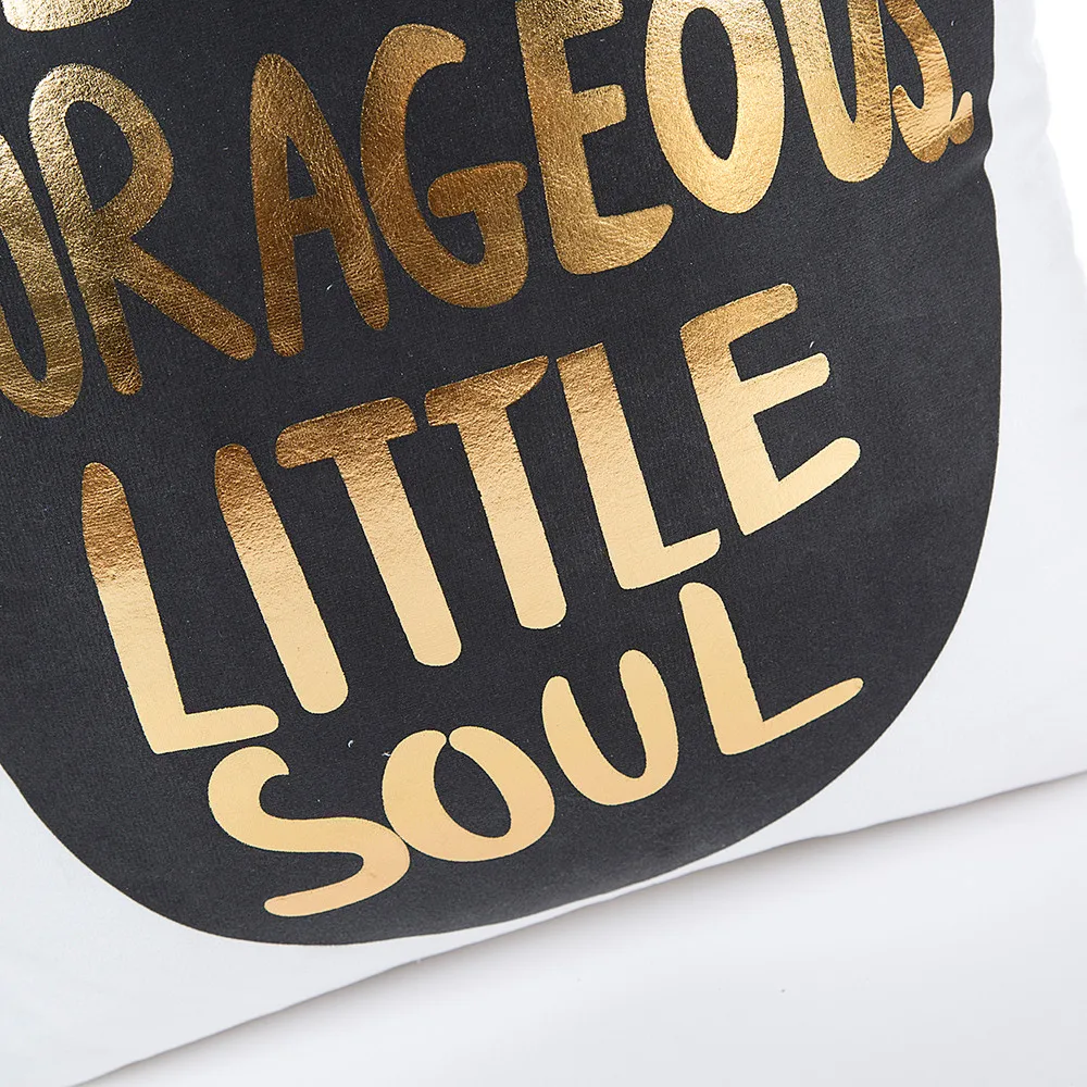 8 видов стилей наволочки с золотой фольгой и принтом на талии декоративные