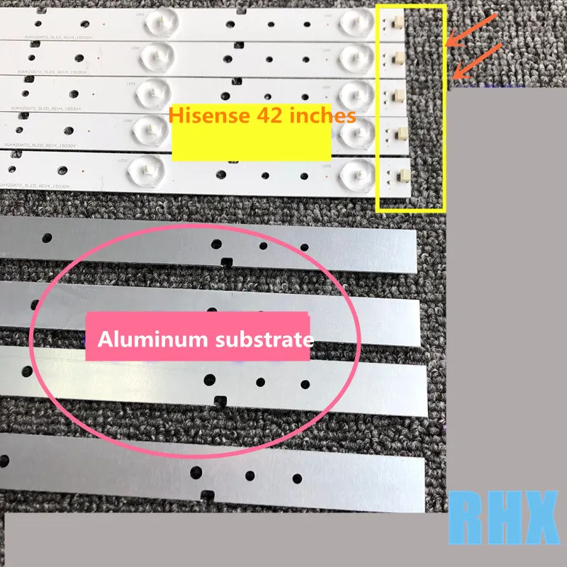 9 шт./лот 42-дюймовая светодиодная подсветка для LED42K20JD LED42EC260JD SVH420A72 42K30JD LED42EC290N
