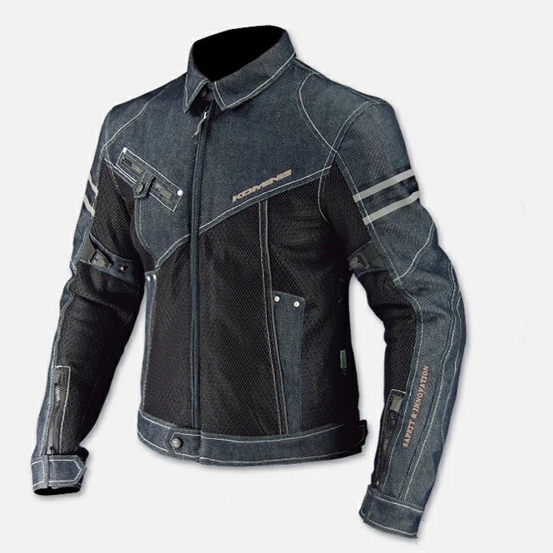 blue jacket KOMINE JK006 мотоциклетная куртка для верховой езды мотоциклетная Защитная Экипировка для всего тела Осенняя зимняя мотоциклетная одежда - Цвет: blue jacket