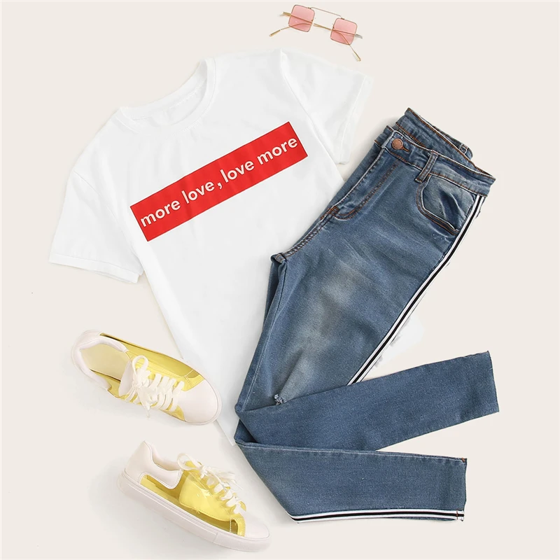 Dotfashion/женские обтягивающие джинсы в синюю полоску с боковыми рваными краями, летние повседневные узкие брюки, модные джинсовые брюки с пуговицами